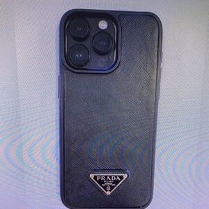 Prada Elegant Black Phone Case
